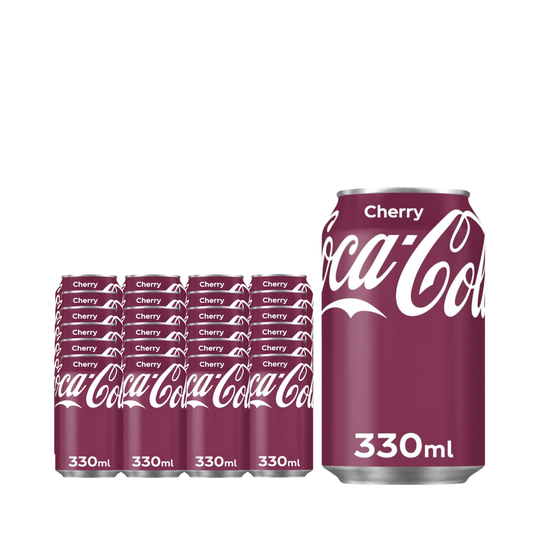 Coca-Cola Cherry Cans 330ml x 24