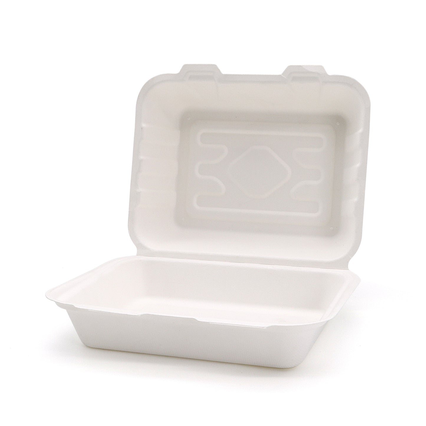 Bagasse Clamshell 7" x 5" (200 pcs)