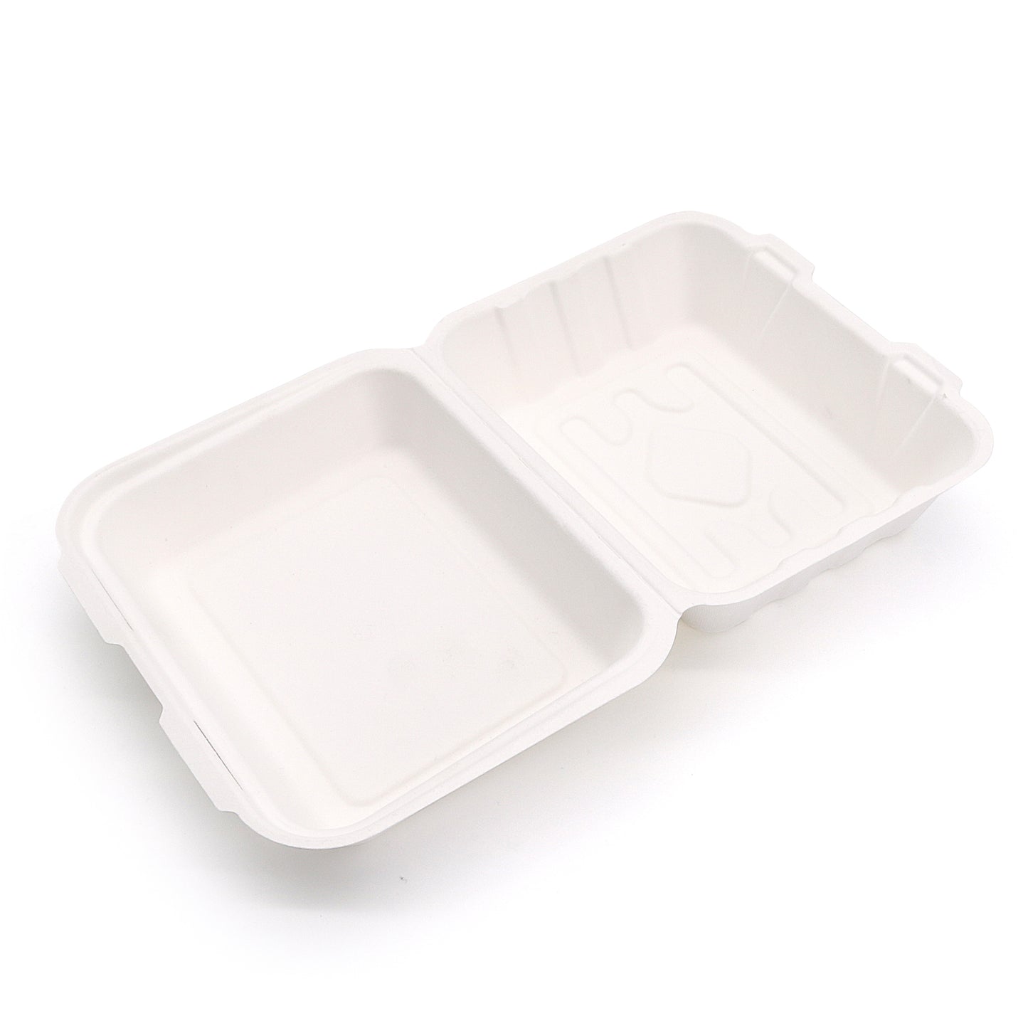 Bagasse Clamshell 7" x 5" (200 pcs)