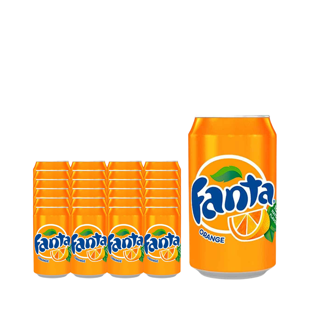 Fanta Orange Cans 330ml x 24