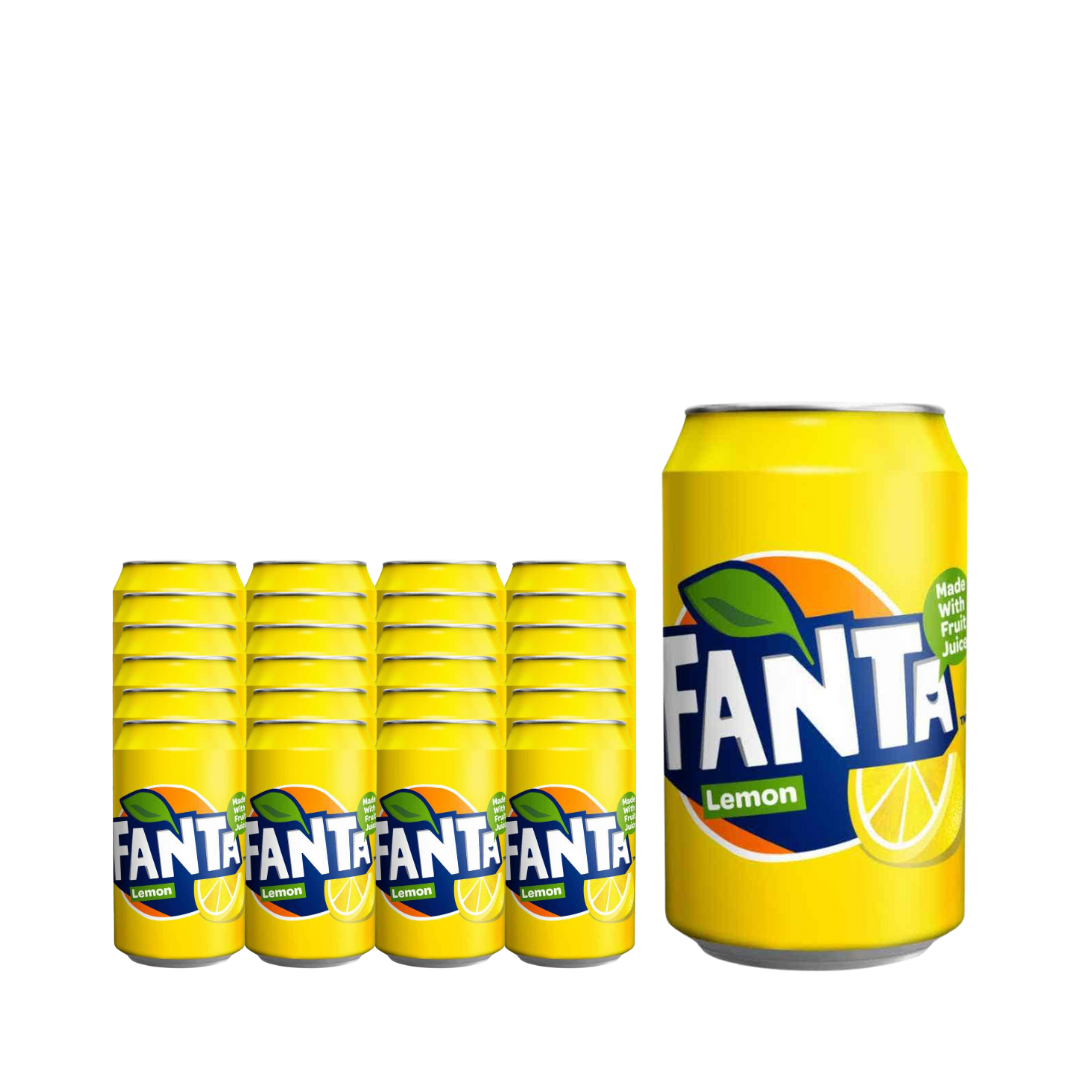 Fanta Lemon Cans 330ml x 24