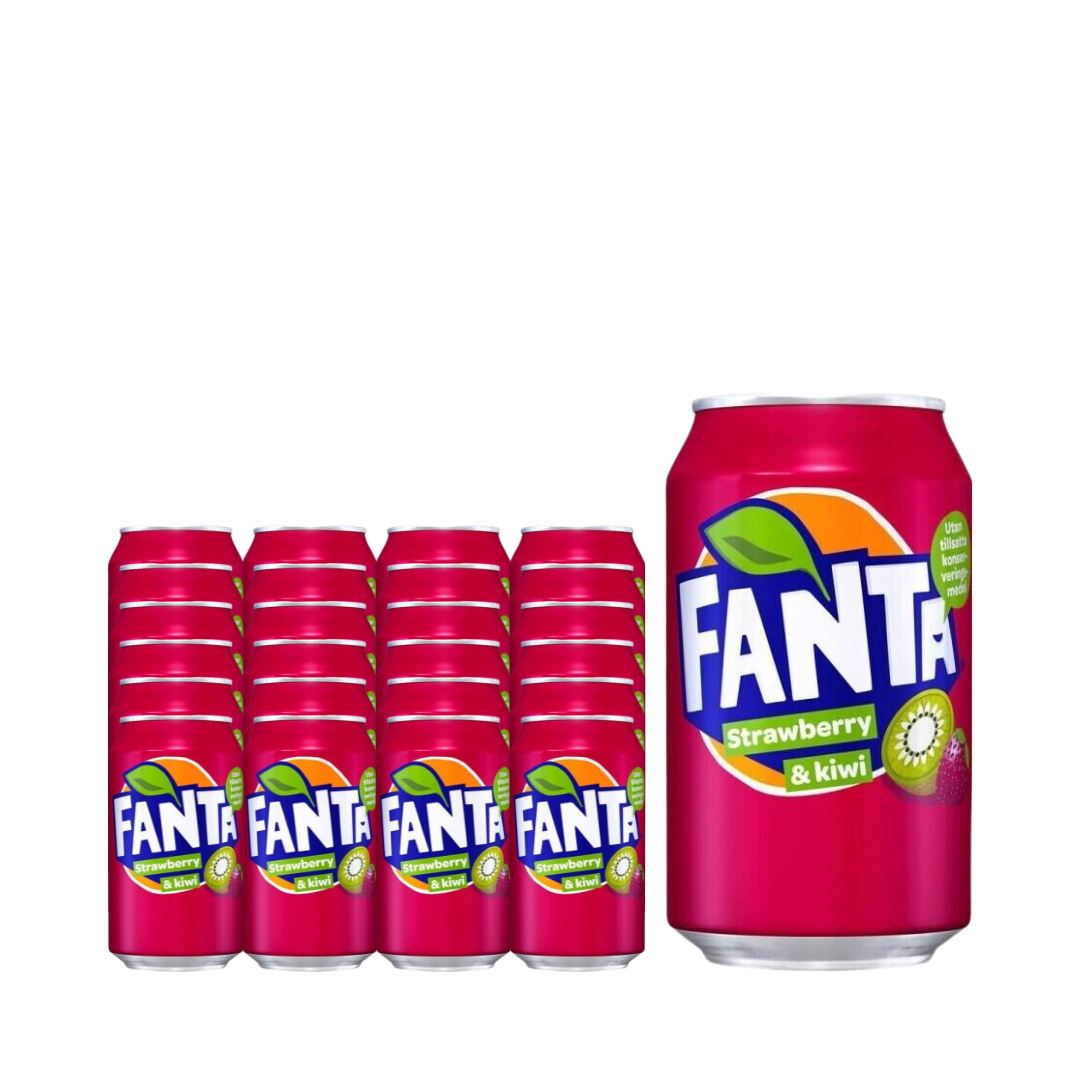 Fanta Strawberry Kiwi Cans 330ml x 24