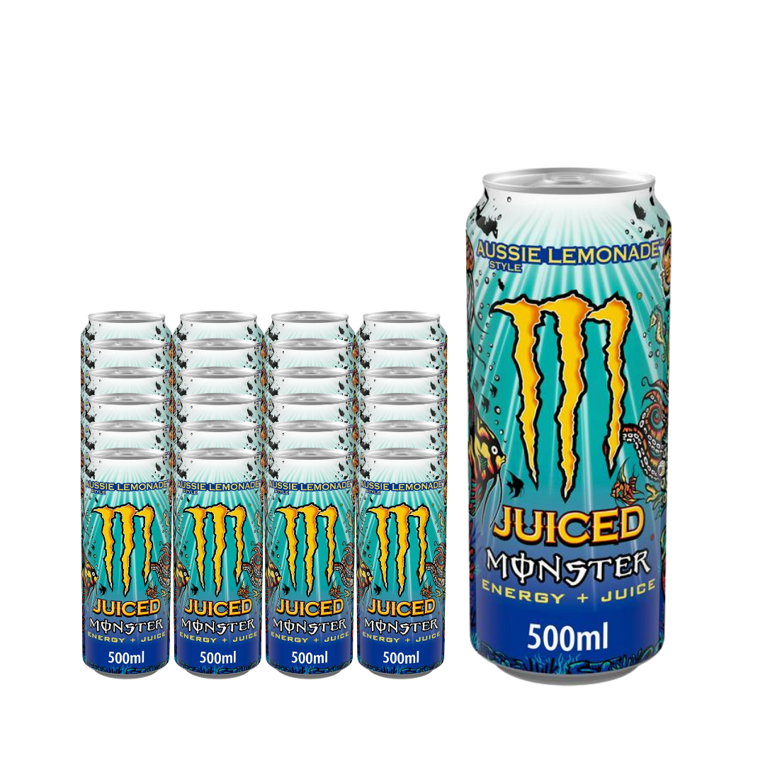 aussie monsters Monster Aussie Lemonade 500ml x 24 – Artond LTD