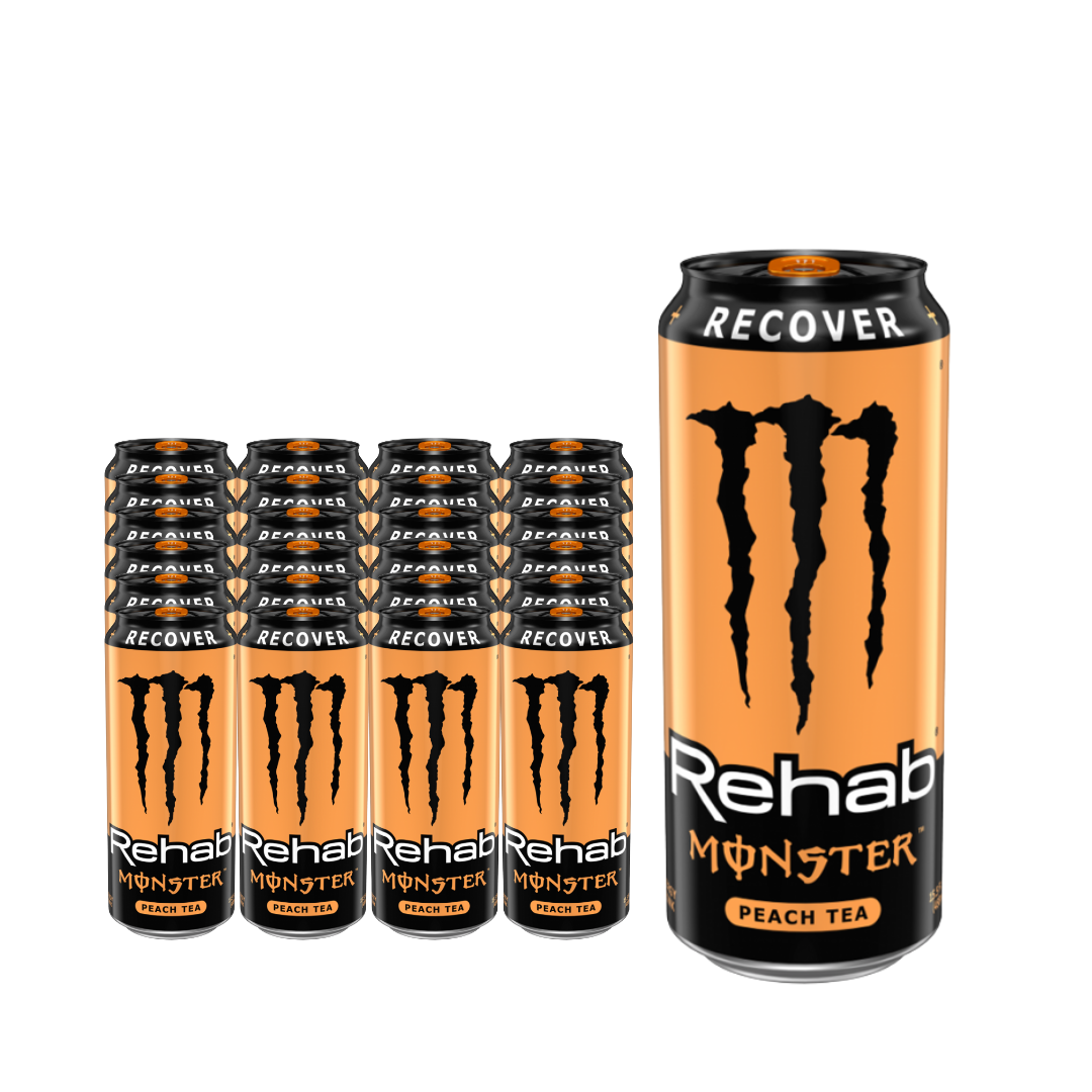Monster Rehab Peach Tea 500ml x 24