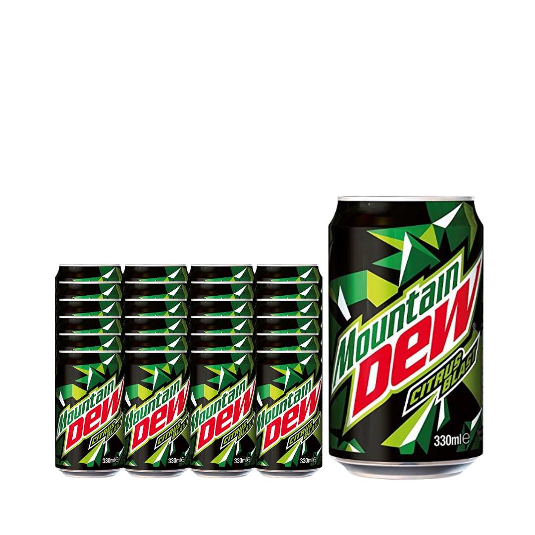 Mountain Dew Citrus Blast Cans 330ml x 24