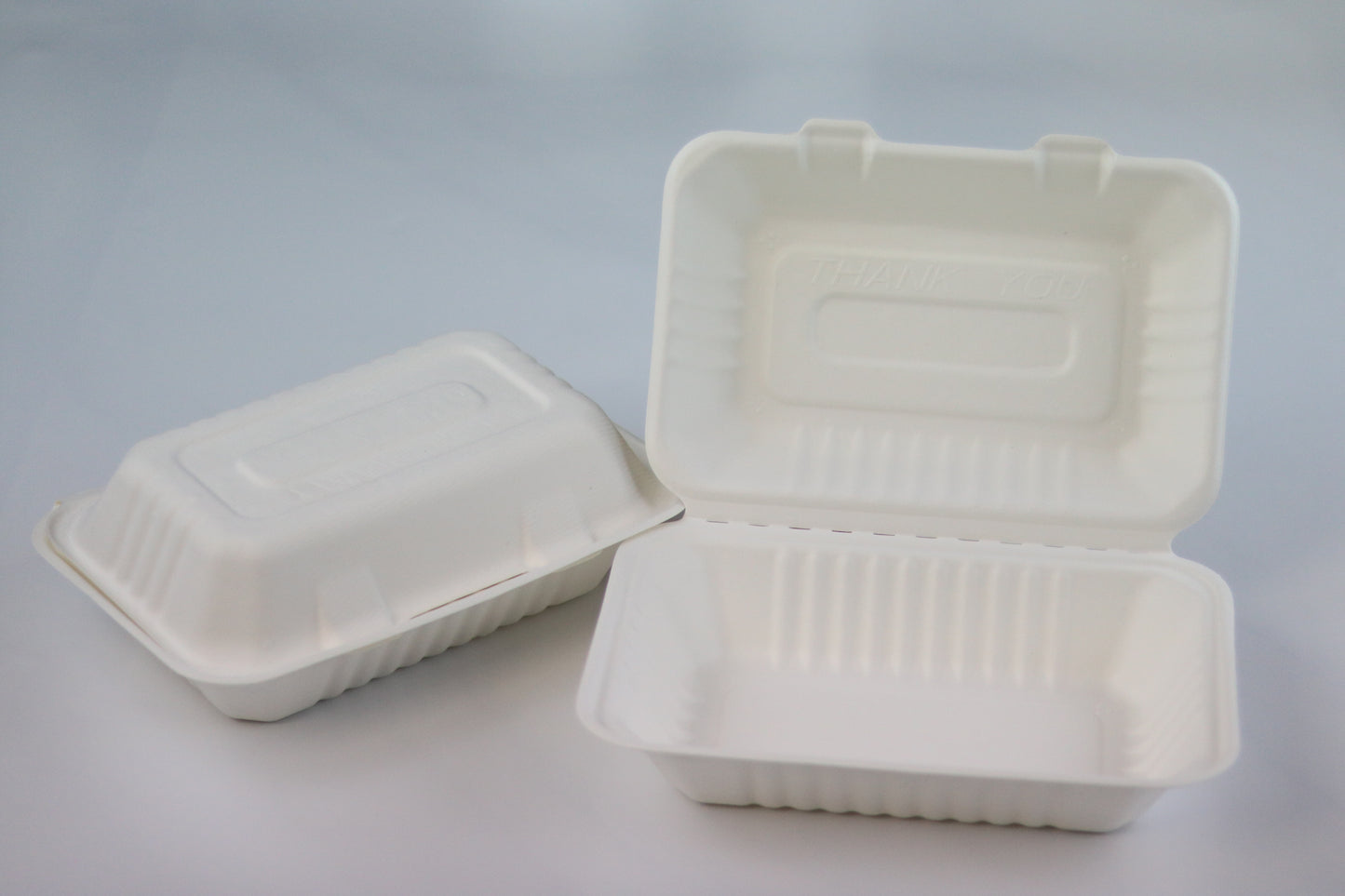 Bagasse Clamshell 9" x 6" (200 pcs)