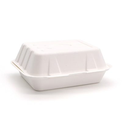 Bagasse Clamshell 7" x 5" (200 pcs)